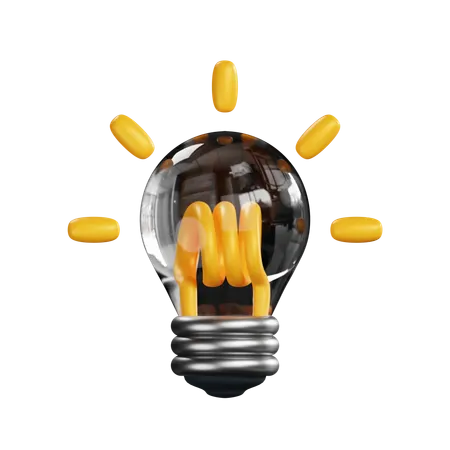 Light Bulp 3D Icon