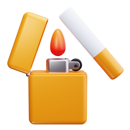 Light Cigarette  3D Icon