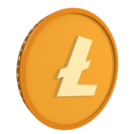 Light Coin  3D Icon