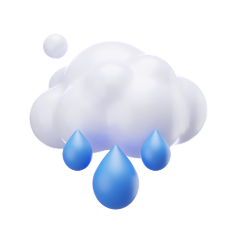 Light Drizzle  3D Icon