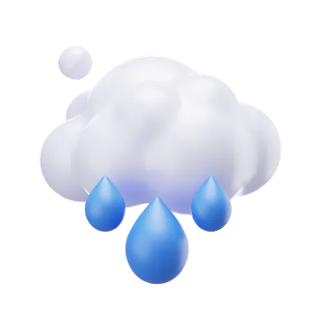 Light Drizzle  3D Icon