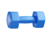 3d workout barbell logo