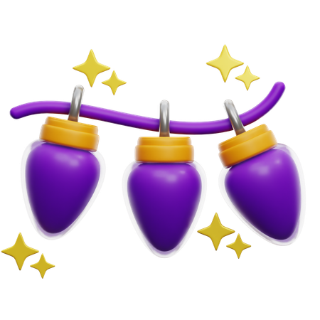 Light garland  3D Icon