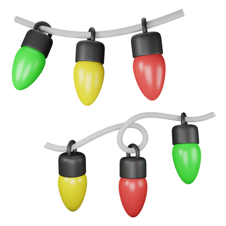 Light Garland  3D Icon