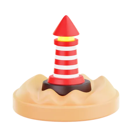Light House  3D Icon