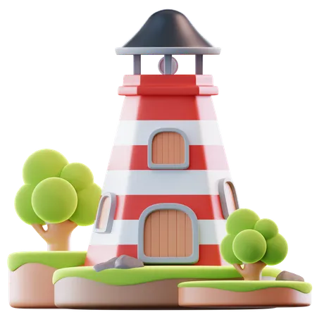 Light House  3D Icon