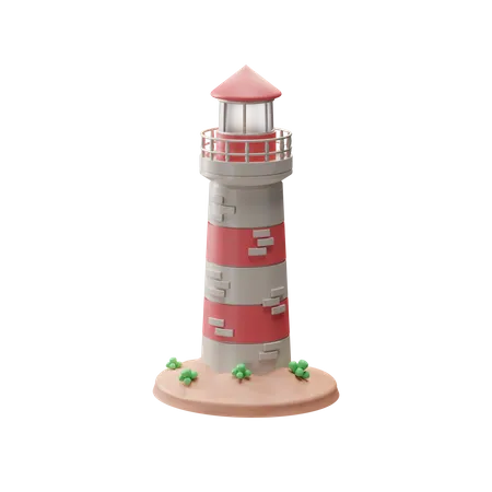 Light House  3D Illustration