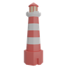 3d light tower illustration