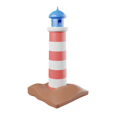 Light House 3D Illustration