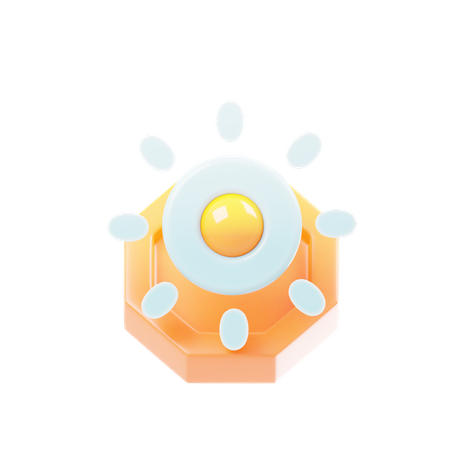 조명 모드  3D Icon