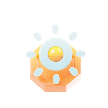 조명 모드  3D Icon