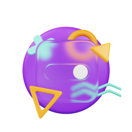 Light Mode Button  3D Icon