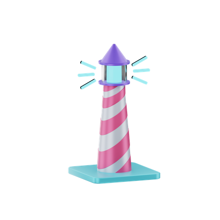 Light Tower  3D Icon