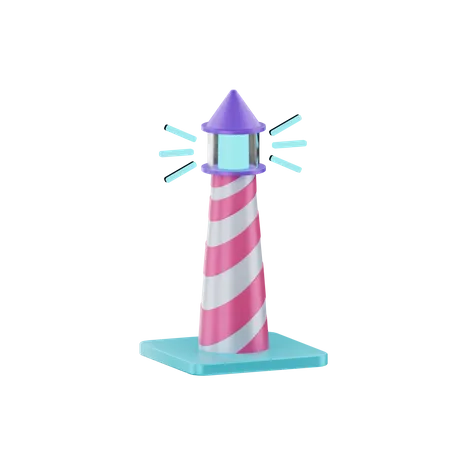 Light Tower 3D Icon