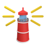 sea tower emoji 3d