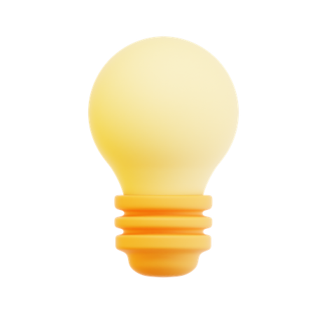 Lightbulb  3D Icon