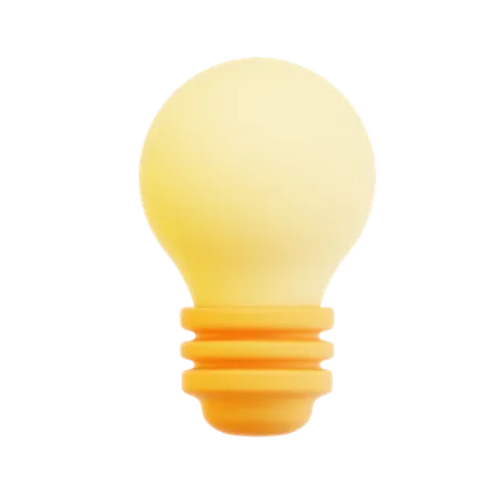 Lightbulb  3D Icon
