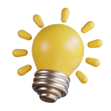 Lightbulb  3D Icon