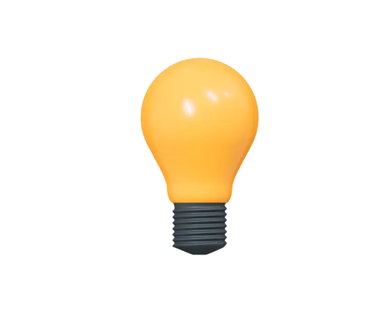 Lightbulb  3D Icon