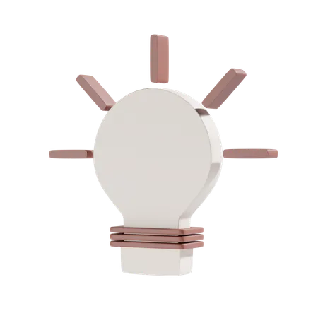 Lightbulb  3D Icon