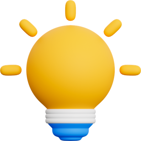 Lightbulb  3D Icon