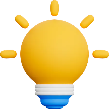 Lightbulb  3D Icon