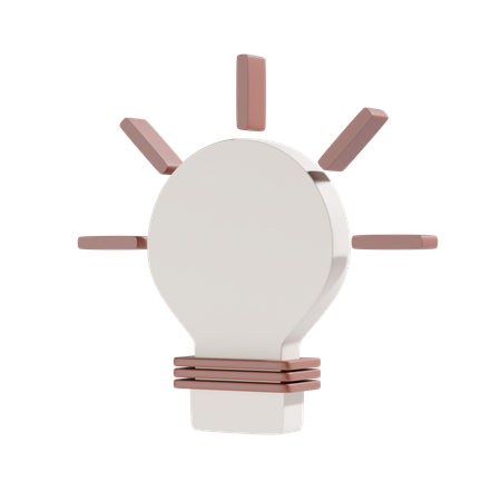 Lightbulb  3D Icon