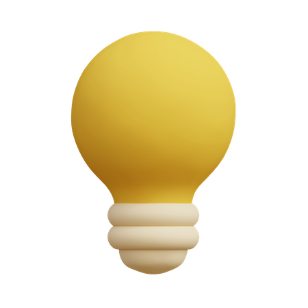 Lightbulb  3D Illustration