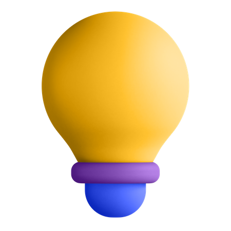 Lightbulb 3D Illustration