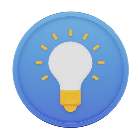 Lightbulb 3D Icon