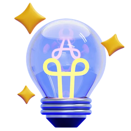 Lightbulb Moment  3D Icon