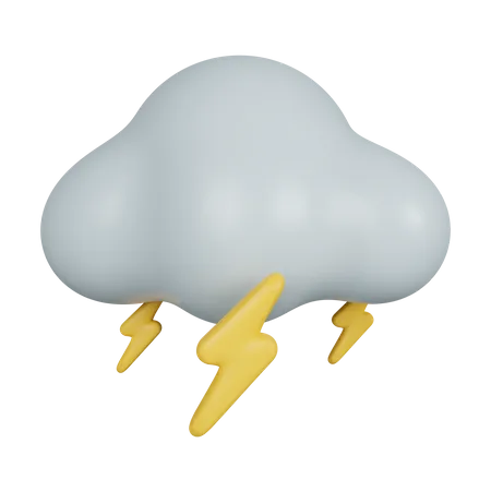 Lightening  3D Icon