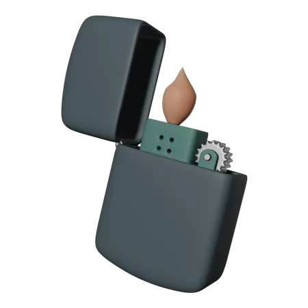 3 D Lighter Illustration 3D Icon