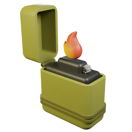 Lighter 3 D Icon 3D Icon