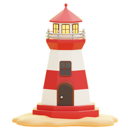 Lighthouse  3D Icon