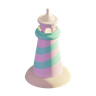 lighthouse emoji 3d
