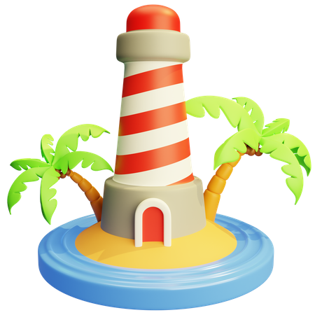 Lighthouse  3D Icon
