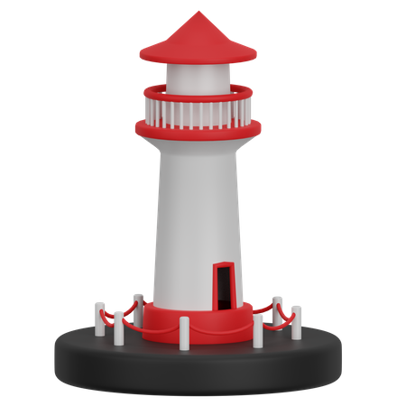 Lighthouse  3D Illustration