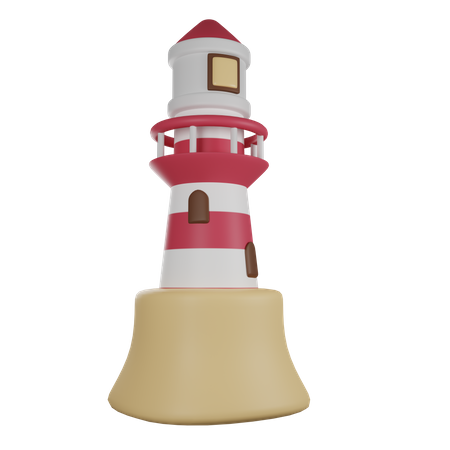 Lighthouse 3D Illustration