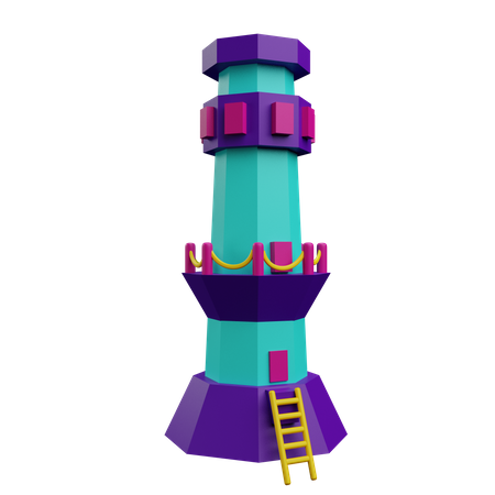 Lighthouse 3D Icon