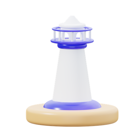 Lighthouse  3D Icon