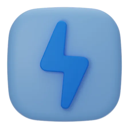 Lightning 3 D User Interface 3D Icon
