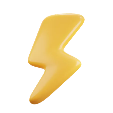 Lightning  3D Icon