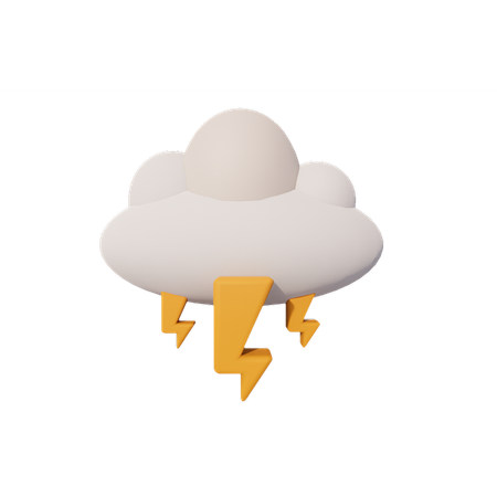 Lightning  3D Icon