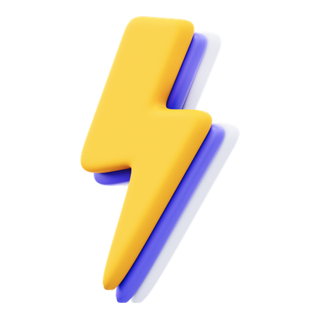 Lightning  3D Icon