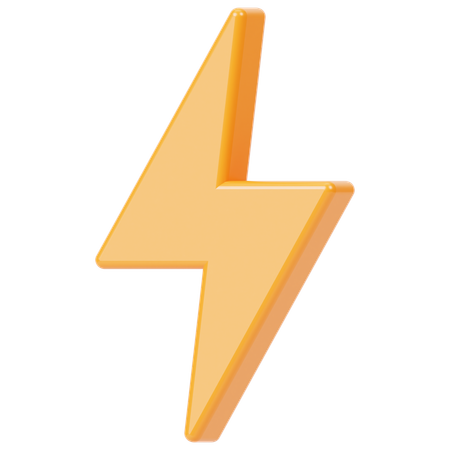 Lightning  3D Icon
