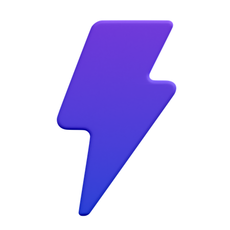 Lightning  3D Icon