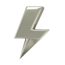 sheet lightning 3d logo