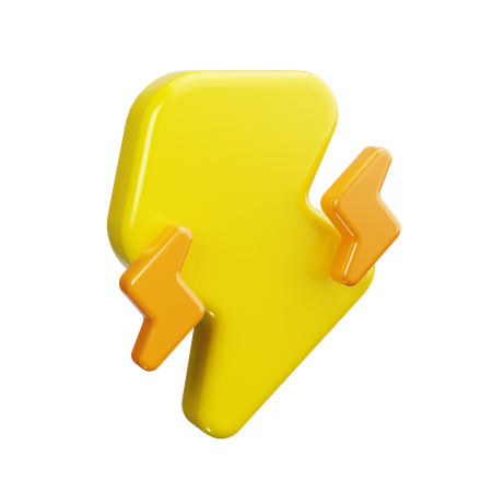 Lightning  3D Icon