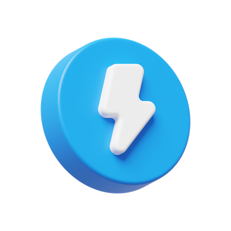 Lightning  3D Icon